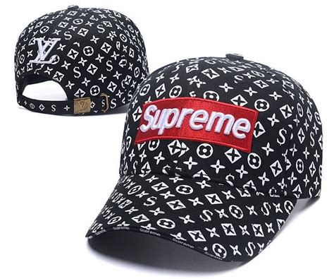 supreme louis vuitton hat black|louis vuitton x supreme cartera.